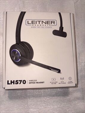 LH570 Wireless On-Ear Headset in Black